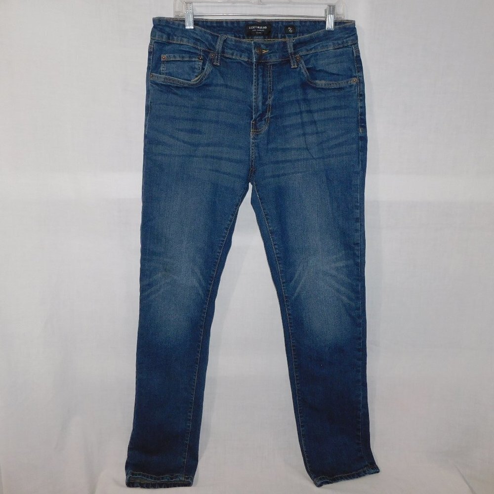 Lucky Brand Slim Denim Blue Jeans Mens 34 x 32
